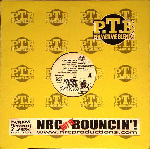 DJ A.P. - Primetime Blends Volume 3 | Negative Reflection Crew Productions (ptb-003)