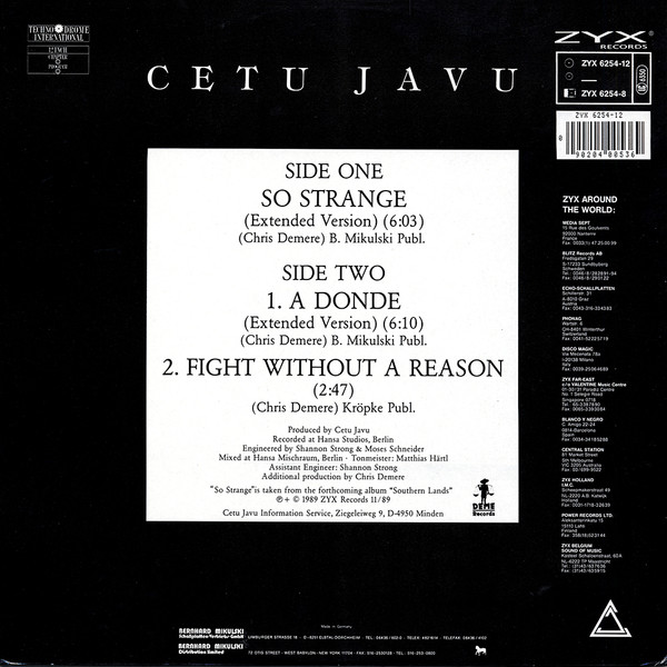 Cetu Javu - So Strange | Techno Drome International (CHAPTER 2 PROGRAM 4) - 2