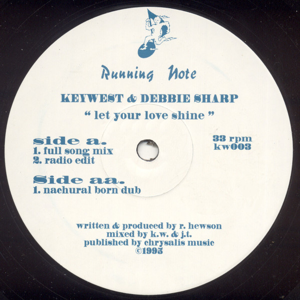 Key West & Debbie Sharp - Let Your Love Shine | Running Note (KW003)