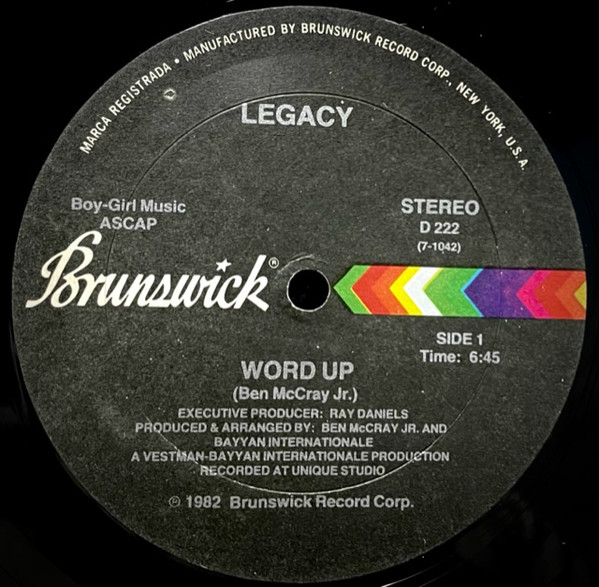 Legacy - Word Up | Brunswick (D 222) - 2 Legacy - Word Up | Brunswick (D 222) - 2