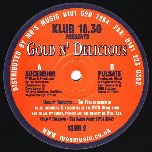 Gold 'n' Delicious - Ascension / Pulsate | Klub 18.30 (KLUB 2)