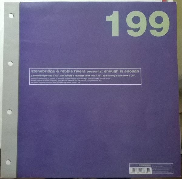 StoneBridge & Robbie Rivera - Enough Is Enough | Vendetta Records (VENMX 199)