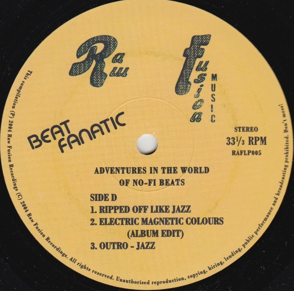 Beatfanatic - Adventures In The World Of No-Fi Beats | Raw Fusion Recordings (RAFLP005) - 6