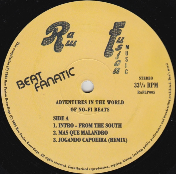 Beatfanatic - Adventures In The World Of No-Fi Beats | Raw Fusion Recordings (RAFLP005) - 3