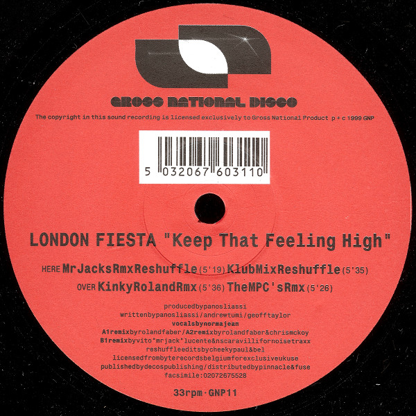 London Fiesta - Keep That Feeling High | Gross National Product (GNP 011)