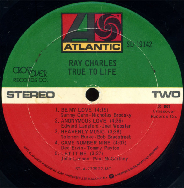 Ray Charles - True To Life | Atlantic (SD 19142) - 4 Ray Charles - True To Life | Atlantic (SD 19142) - 4