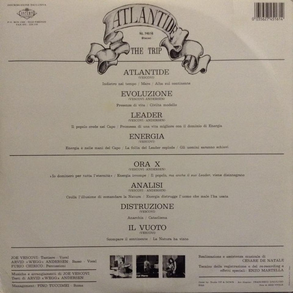 The Trip - Atlantide | RCA Italiana (NL74516) - 2