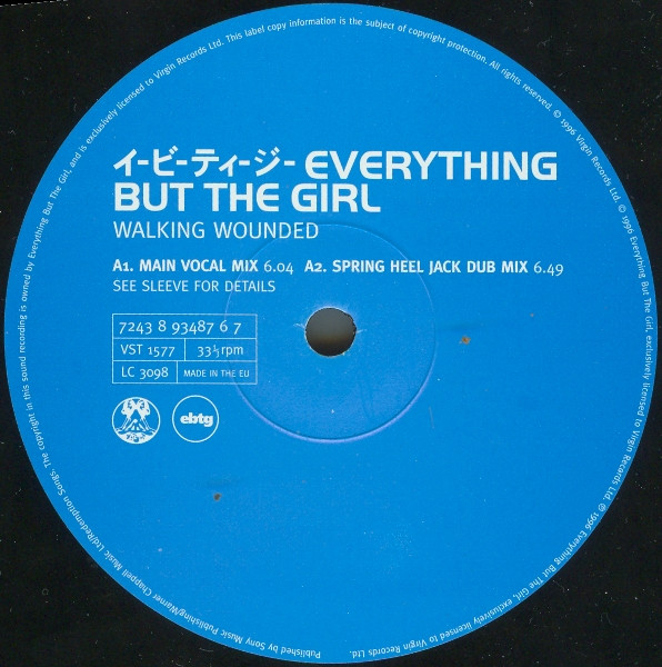 Everything But The Girl - Walking Wounded | Virgin (VST 1577) - 3
