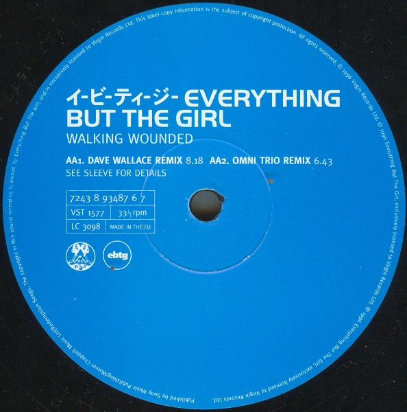 Everything But The Girl - Walking Wounded | Virgin (VST 1577) - 4