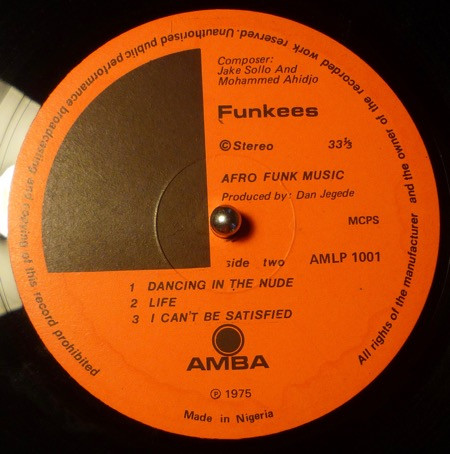 The Funkees - Point Of No Return - Afro Funk Music | Amba (AMLP 1001) - 4