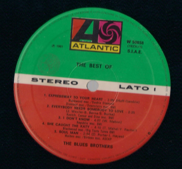 The Blues Brothers - Best Of The Blues Brothers | Atlantic (W 50858) - 3