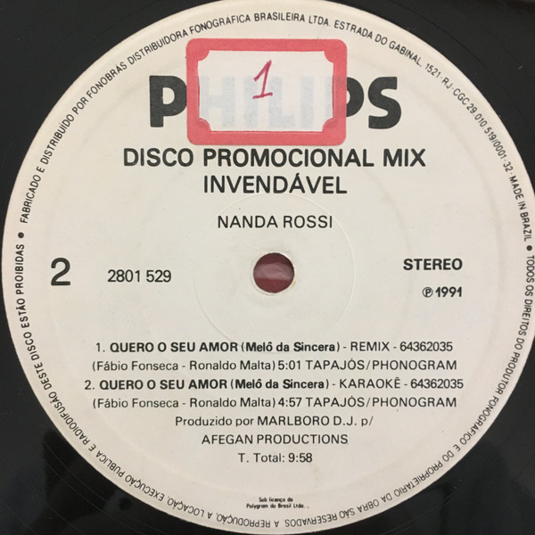 Nanda Rossi - Quero Seu Amor | Philips (2801 529) - 4