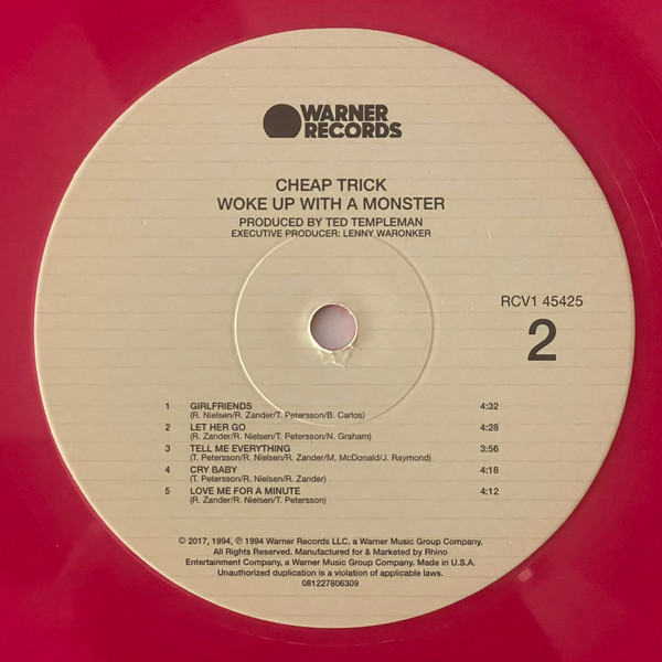 Cheap Trick - Woke Up With A Monster | Warner Records (R1 45425) - 4 Cheap Trick - Woke Up With A Monster | Warner Records (R1 45425) - 4