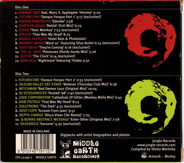 Various - Dubnology Presents The Dark Side Of Beats: Darque Fonque Parts 1 & 2 | Middle Earth Recordings (MIDDLE 911CD) - 2 Various - Dubnology Presents The Dark Side Of Beats: Darque Fonque Parts 1 & 2 | Middle Earth Recordings (MIDDLE 911CD) - 2