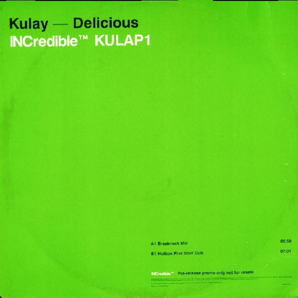 Kulay - Delicious | INCredible (KULAP1) - main