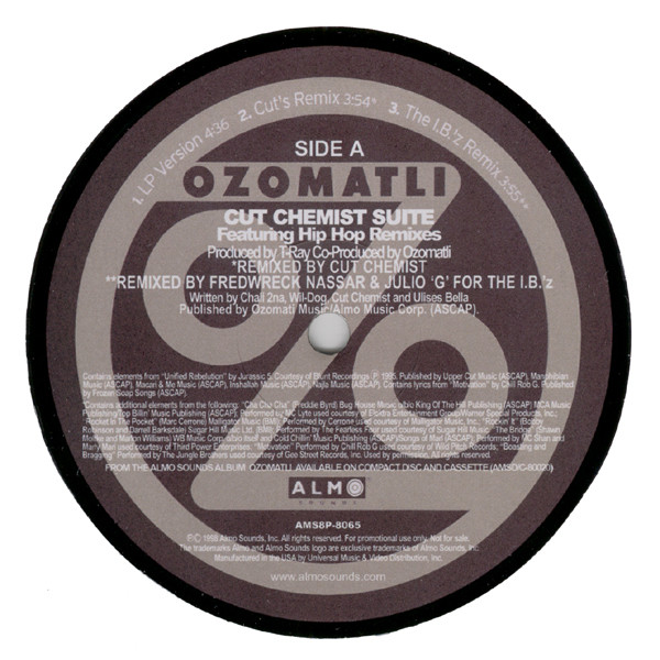 Ozomatli - Cut Chemist Suite | Almo Sounds (AMS8P-8065) - 2