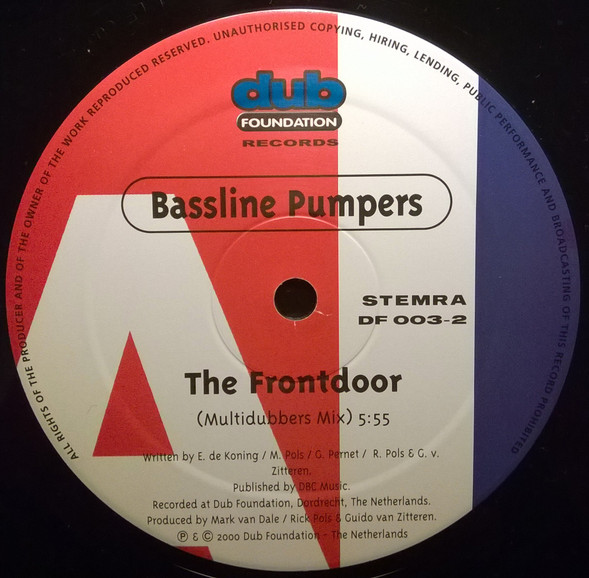 Bassline Pumpers - The Frontdoor | Dub Foundation (DF 003-2) - 3
