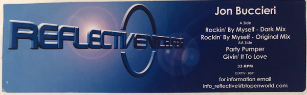 Jon Buccieri - Rockin' By Myself | Reflective Records (12 RTIV - 0001)