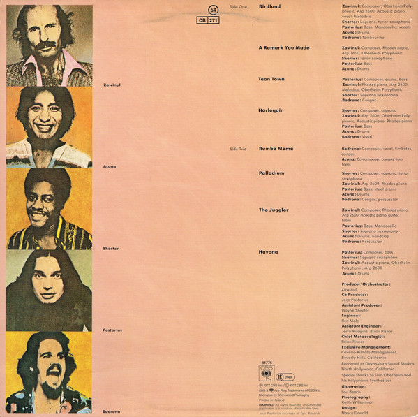 Weather Report - Heavy Weather | CBS (CBS 81775) - 2