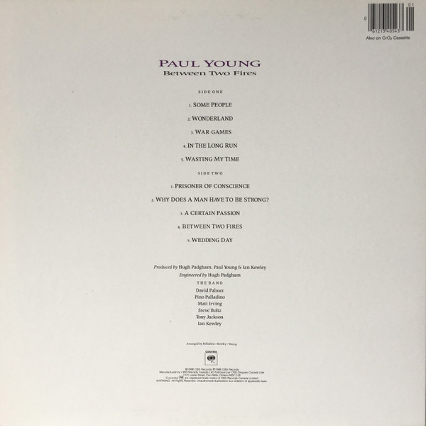 Paul Young - Between Two Fires | Columbia (FC 40543) - 2