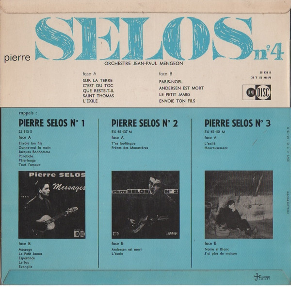 Pierre Selos - N° 4 | Unidisc (25 133) - 2