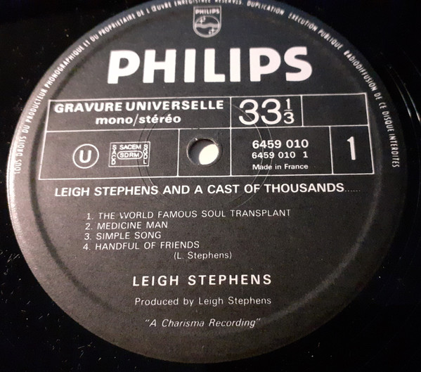Leigh Stephens - And A Cast Of Thousands | Philips (6459010) - 3