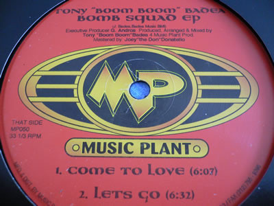 Tony "Boom Boom" Badea - Bomb Squad EP | Music Plant (MP050)