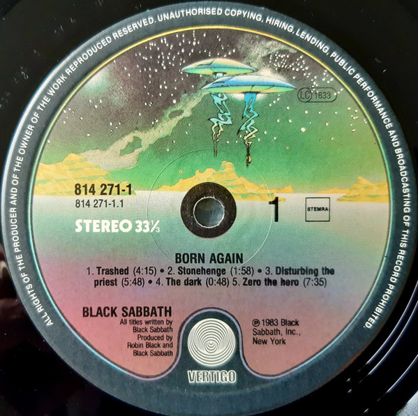 Black Sabbath - Born Again | Vertigo (814 271-1) - 3