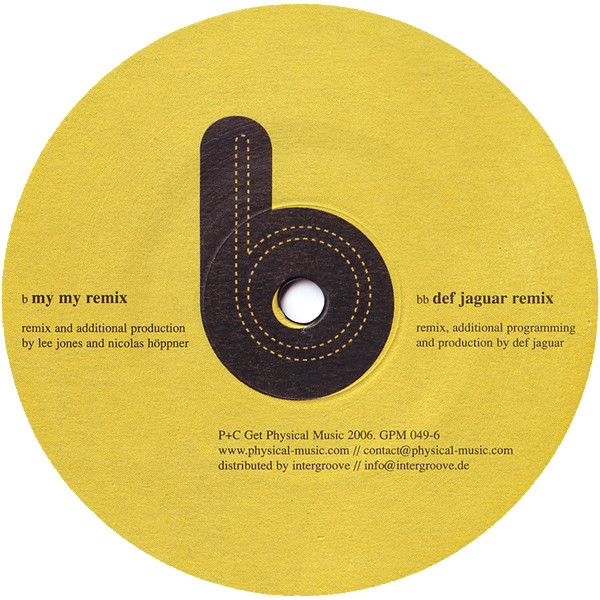 Djuma Soundsystem - Les Djinns (Remixes) | Get Physical Music (GPM 049-6) - 3