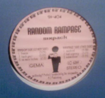 Random Rampage - Sixpack | Shockwave Recordings (SH-404) - 2