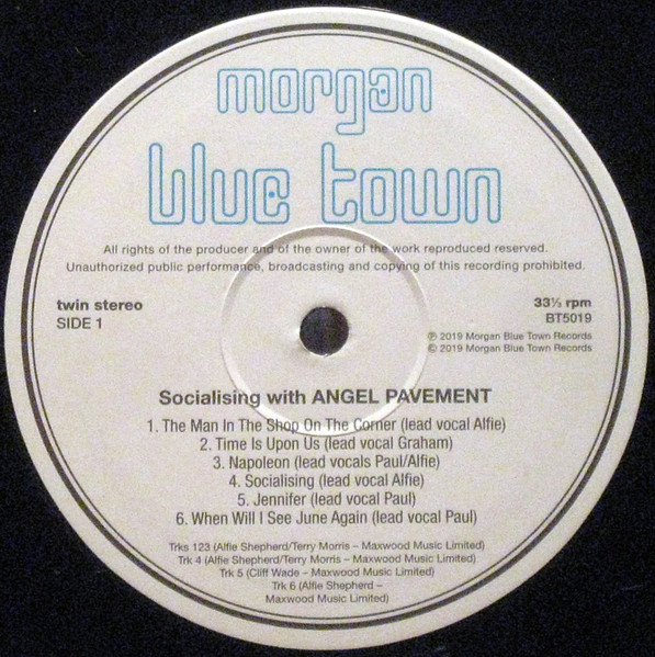 Angel Pavement - Socialising With Angel Pavement | Morgan Blue Town (BT5019) - 3