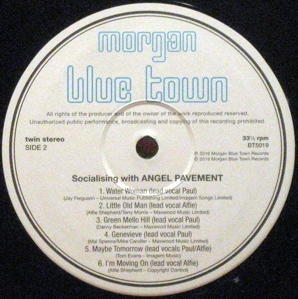 Angel Pavement - Socialising With Angel Pavement | Morgan Blue Town (BT5019) - 4