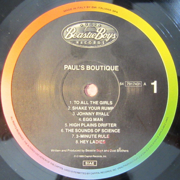 Beastie Boys - Paul's Boutique | Beastie Boys Records (64 7917431) - 3
