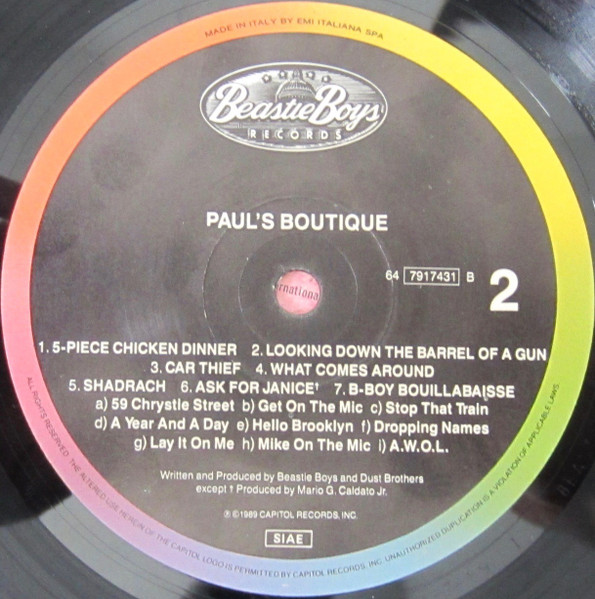 Beastie Boys - Paul's Boutique | Beastie Boys Records (64 7917431) - 4