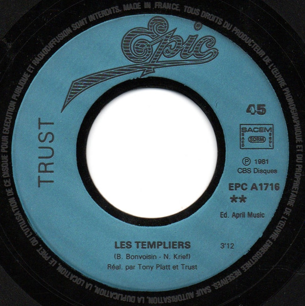 Trust - Certitude...Solitude... | Epic (EPC A1716) - 4