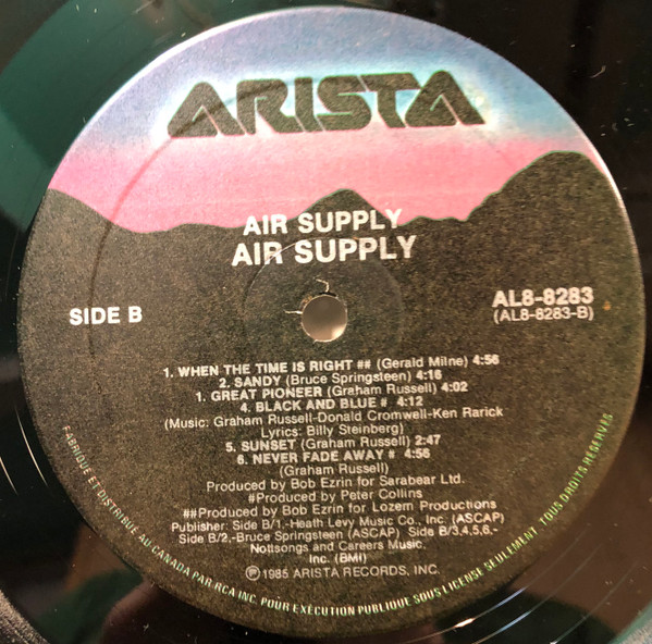 Air Supply - Air Supply | Arista (AL8-8283) - 5 Air Supply - Air Supply | Arista (AL8-8283) - 5