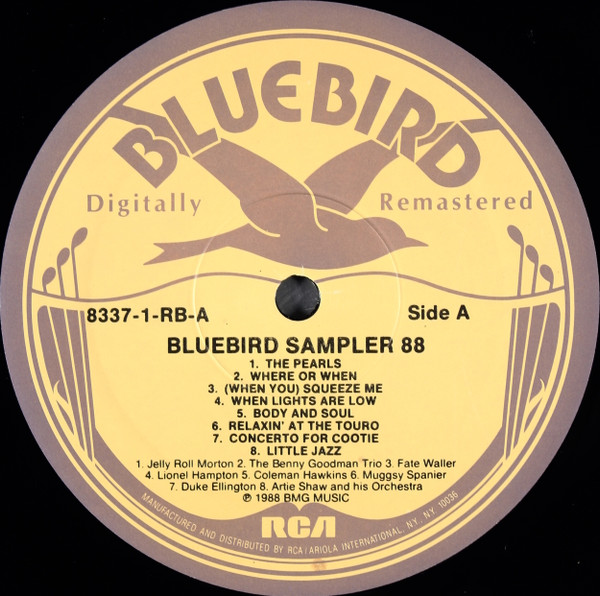 Various - Bluebird Sampler '88 | Bluebird (8337-1-RB) - 3
