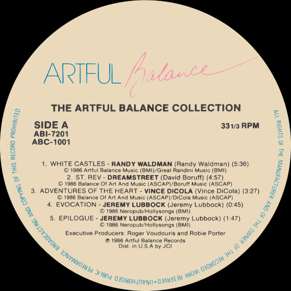 Various - The Artful Balance Collection - Volume 1 | Artful Balance Records (ABI 7201) - 3 Various - The Artful Balance Collection - Volume 1 | Artful Balance Records (ABI 7201) - 3