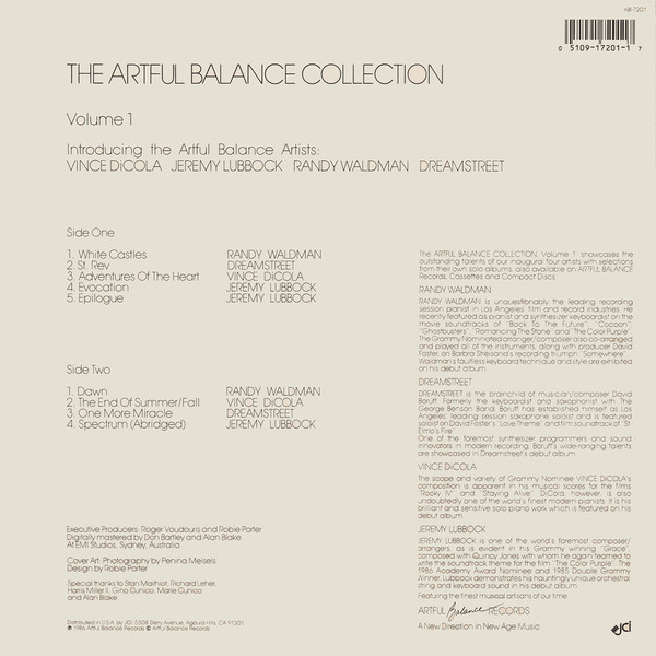 Various - The Artful Balance Collection - Volume 1 | Artful Balance Records (ABI 7201) - 2 Various - The Artful Balance Collection - Volume 1 | Artful Balance Records (ABI 7201) - 2