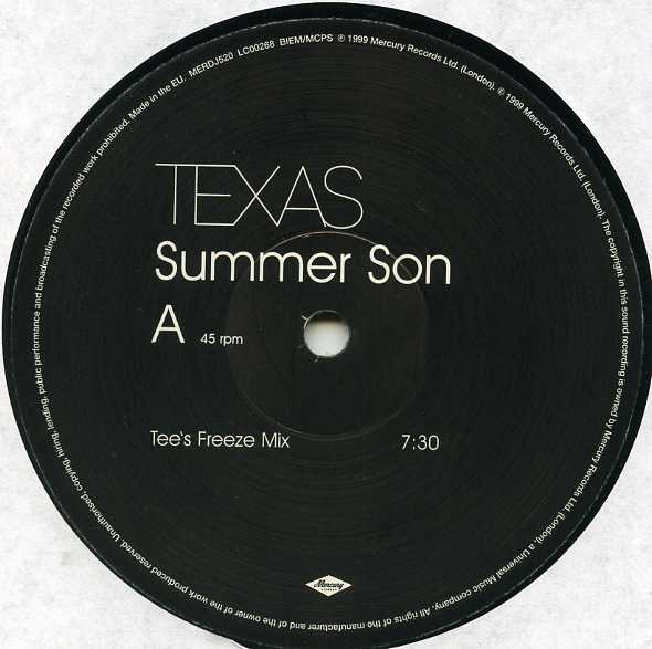 Texas - Summer Son | Mercury (MERDJ520)