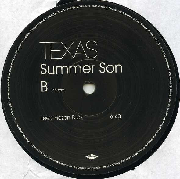 Texas - Summer Son | Mercury (MERDJ520) - 2