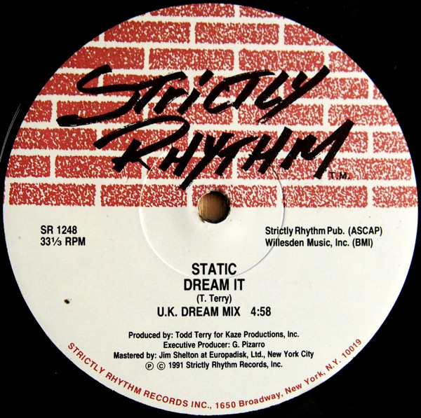 Static - Dream It | Strictly Rhythm (SR 1248) - 2
