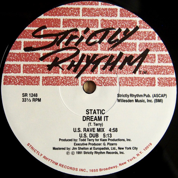Static - Dream It | Strictly Rhythm (SR 1248) - main