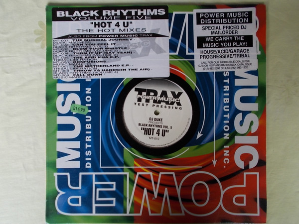 DJ Duke Presents Black Rhythms - Hot 4 U | Power Music Trax (MT-010)