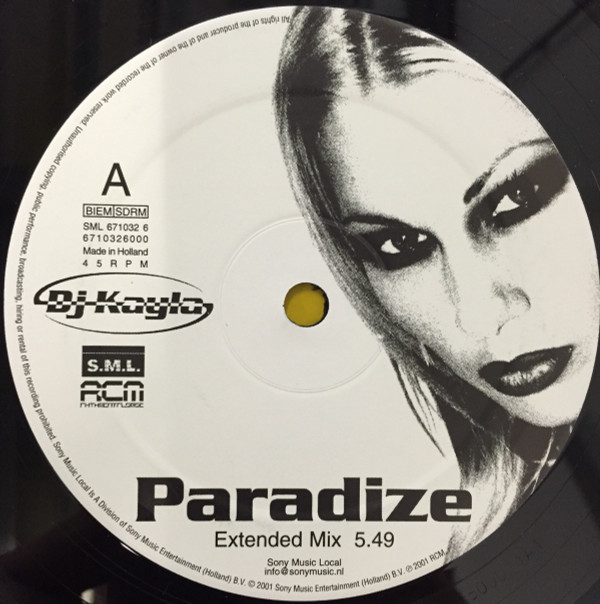 DJ Kayla - Paradize | Sony Music Local (SML 671032 6)