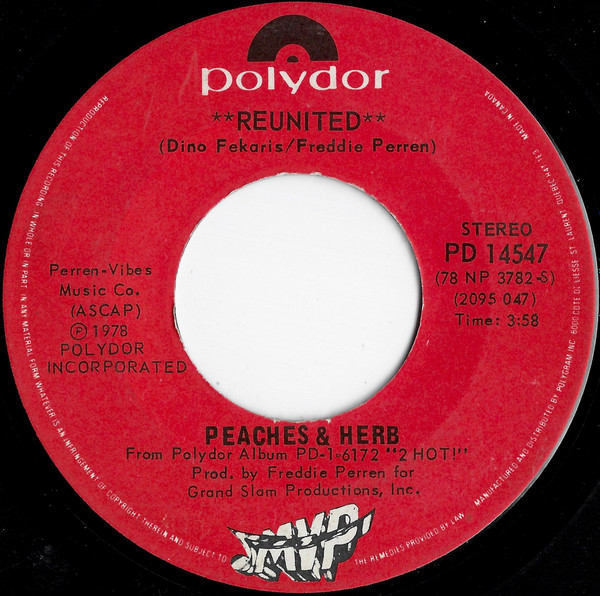 Peaches & Herb - Reunited | Polydor (PD 14547)