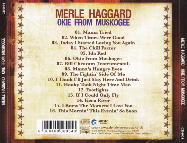 Merle Haggard - Okie From Muskogee | Music Digital (CD6054) - 2 Merle Haggard - Okie From Muskogee | Music Digital (CD6054) - 2