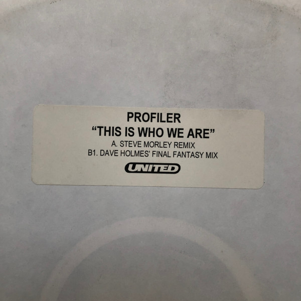 Profiler - This Is Who We Are | Alien Recordings (Alien008) - main