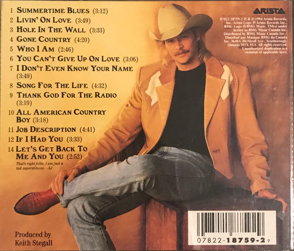 Alan Jackson - Who I Am | Arista (07822 18759-2) - 3