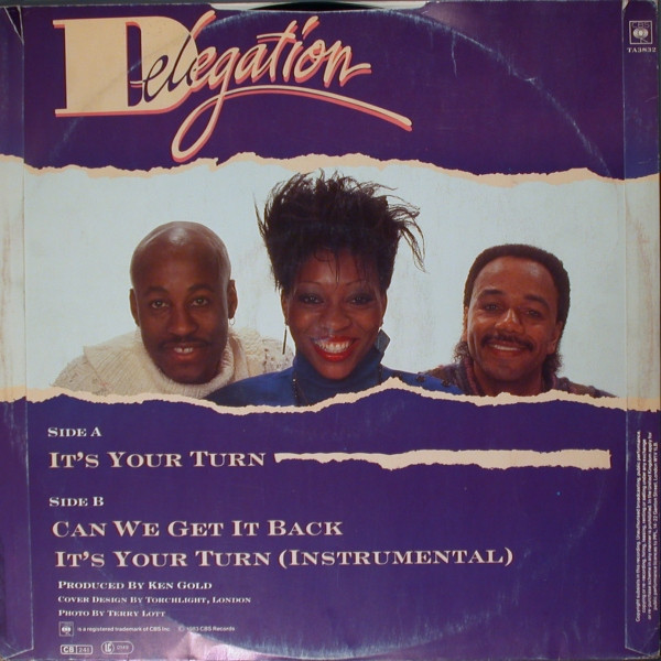 Delegation - It's Your Turn | CBS (TA 3832) - 2